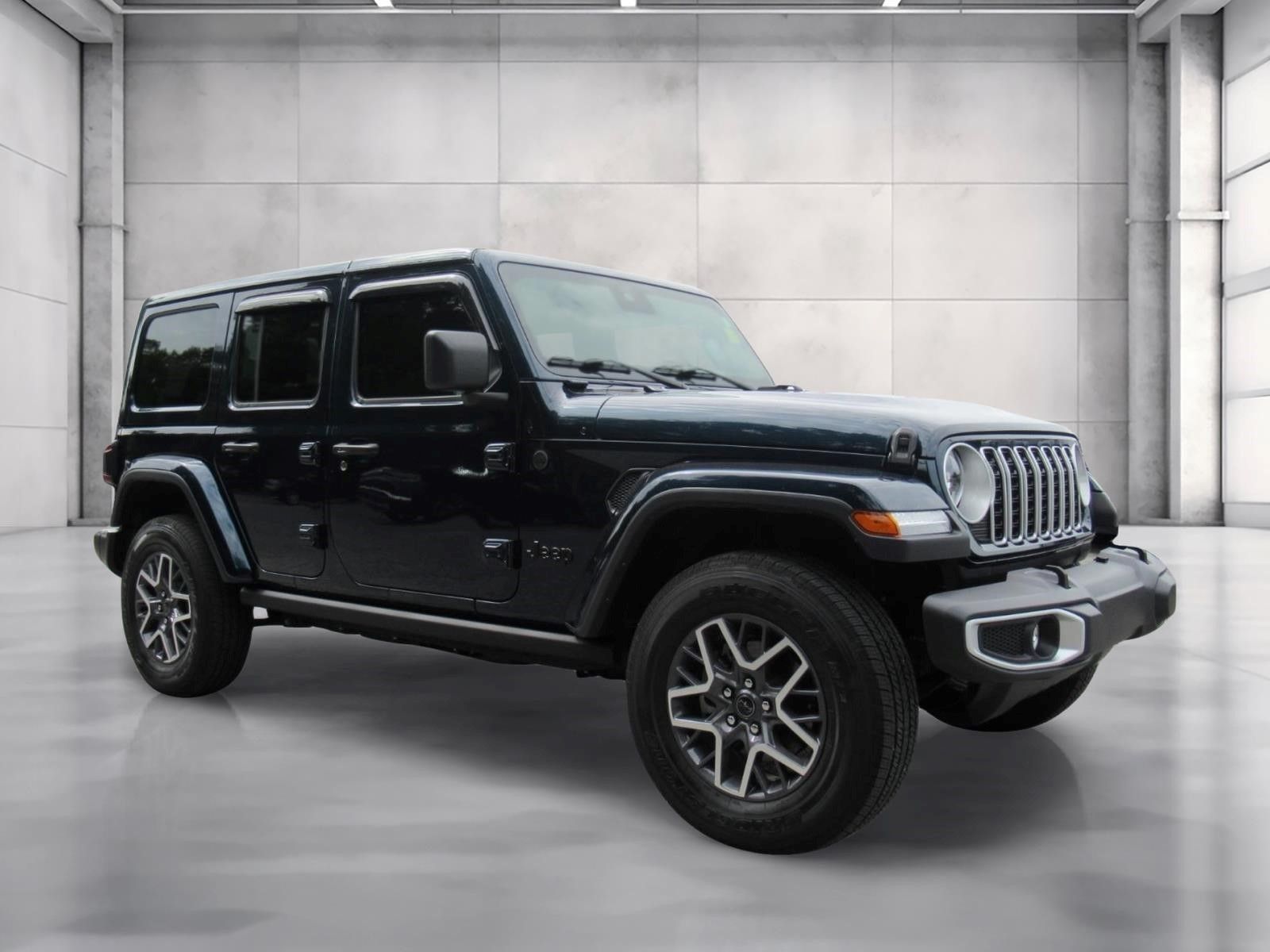 Fathom Blue Pearlcoat 2025 Jeep Wrangler SUV / Crossover Four-Wheel Drive 8-Speed Automatic