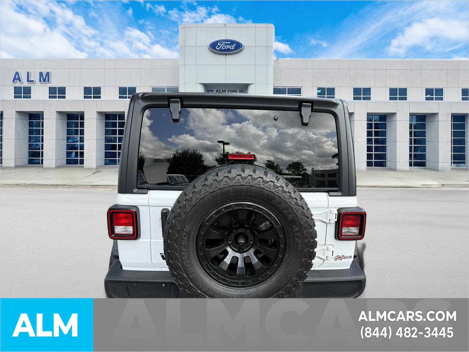 Used 2020 Bright White Clearcoat Jeep Unlimited Sport S image 8