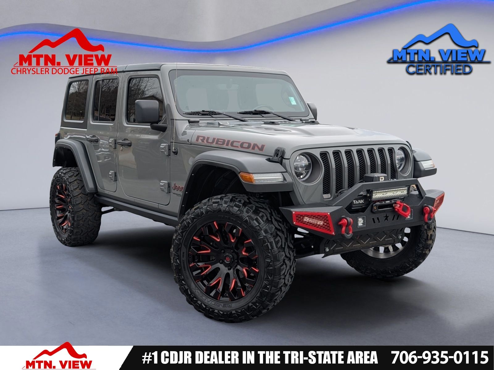 Sting-Gray Clearcoat 2022 Jeep Wrangler Unlimited Rubicon 4WD SUV / Crossover Four-Wheel Drive 6-Speed Manual