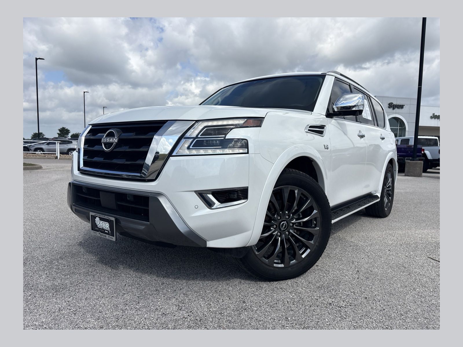 Aspen White Tricoat 2022 Nissan Armada SUV / Crossover 4X2 7-Speed Automatic
