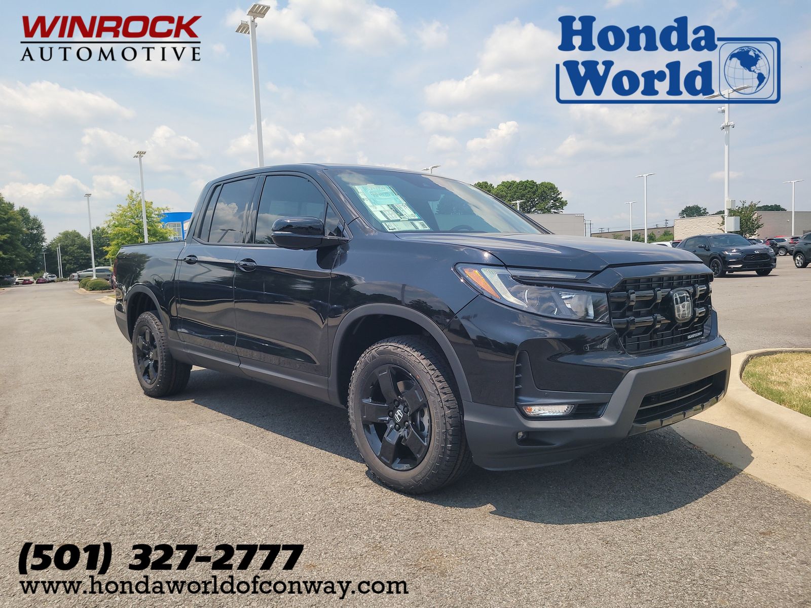 Crystal Black Pearl 2026 Honda Ridgeline Pickup Truck All-Wheel Drive 9-Speed Automatic