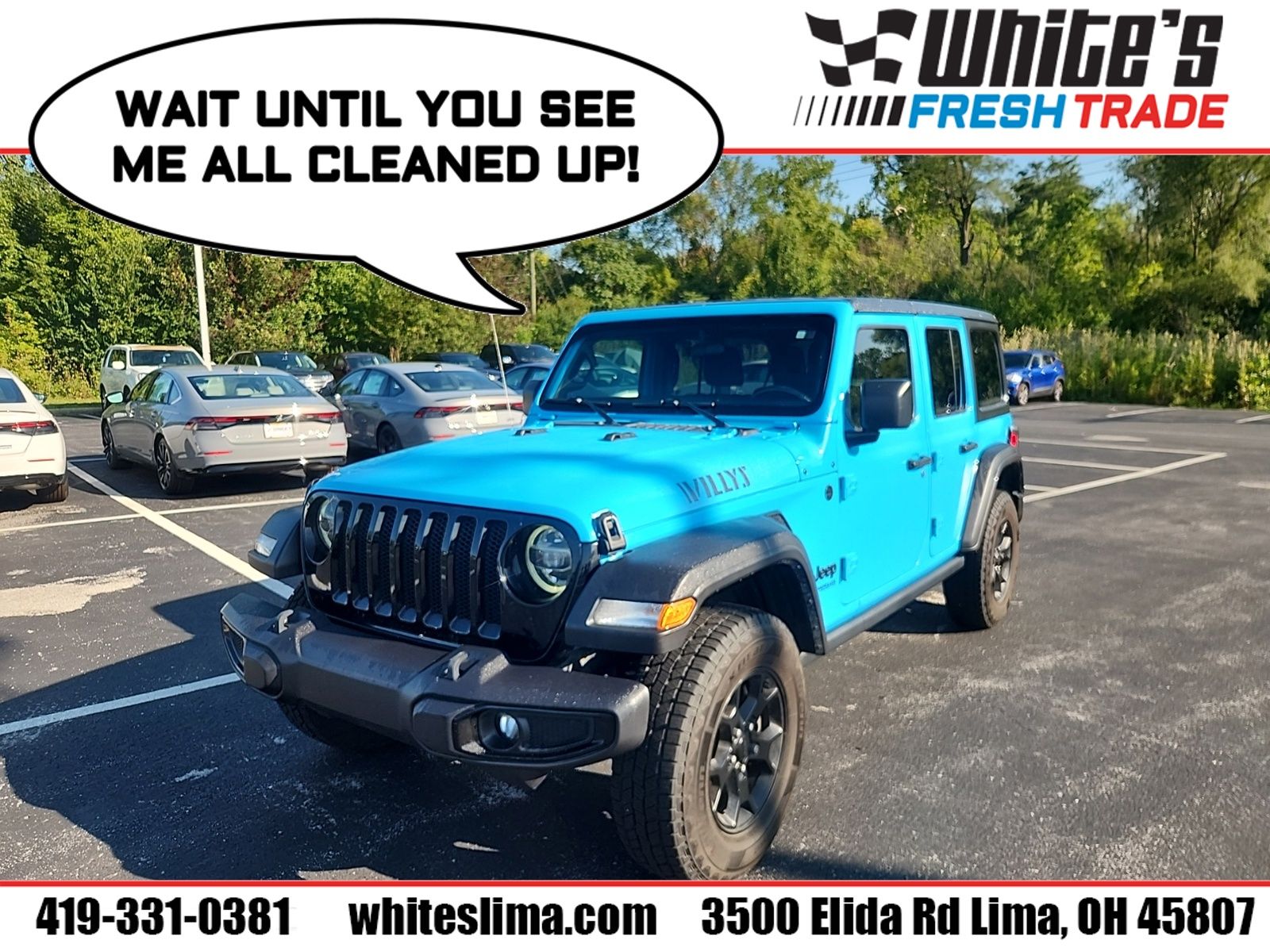 Clearcoat 2021 Jeep Wrangler SUV / Crossover Four-Wheel Drive 8-Speed Automatic