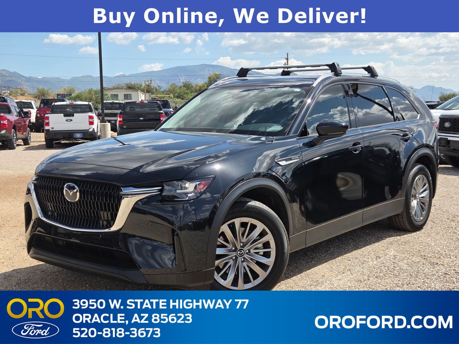 Jet Black 2025 Mazda CX-90 SUV / Crossover All-Wheel Drive 8-Speed Automatic