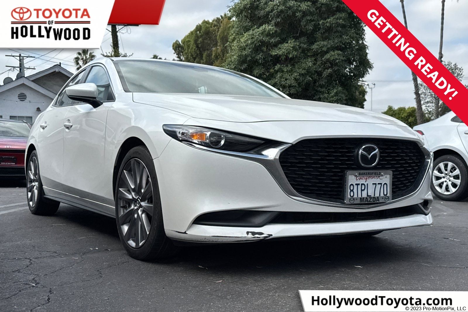 Snowflake White Pearl Mica 2021 Mazda MAZDA3 Sedan Front-Wheel Drive 6-Speed Automatic