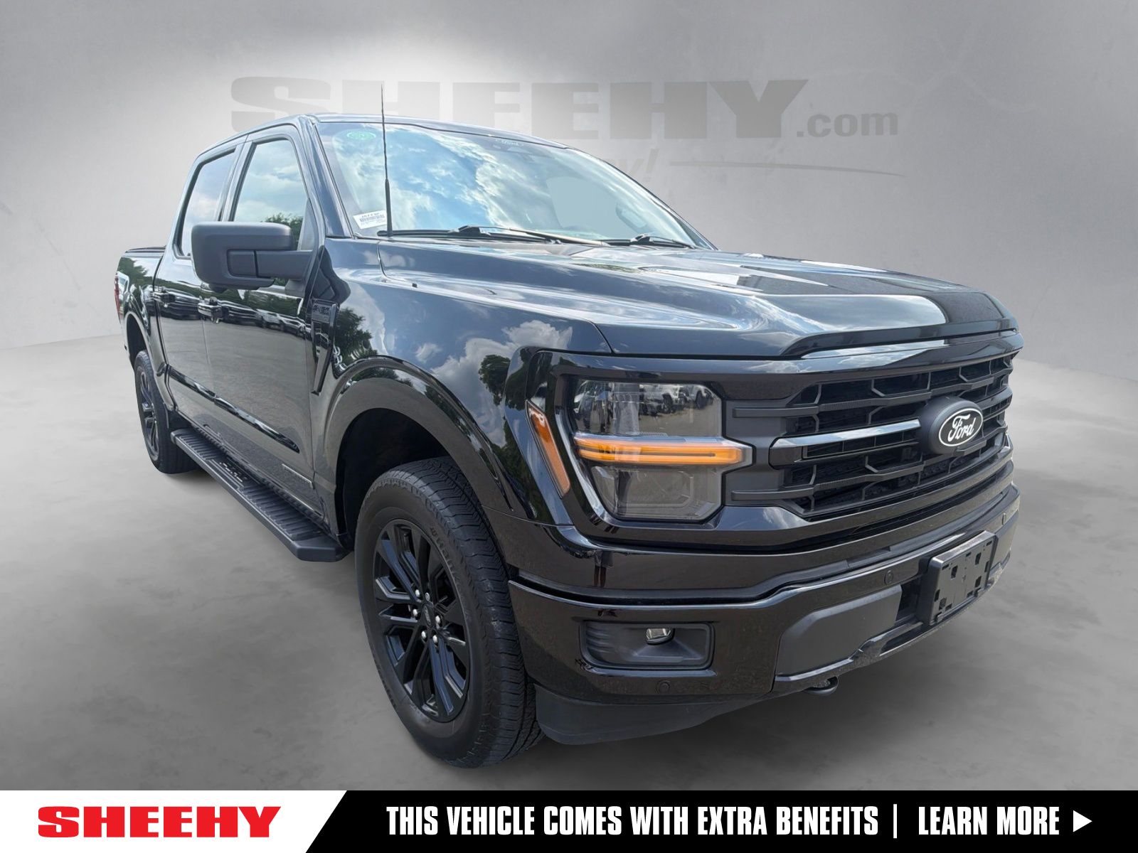 Black Metallic 2024 Ford F-150 Pickup Truck Four-Wheel Drive Automatic
