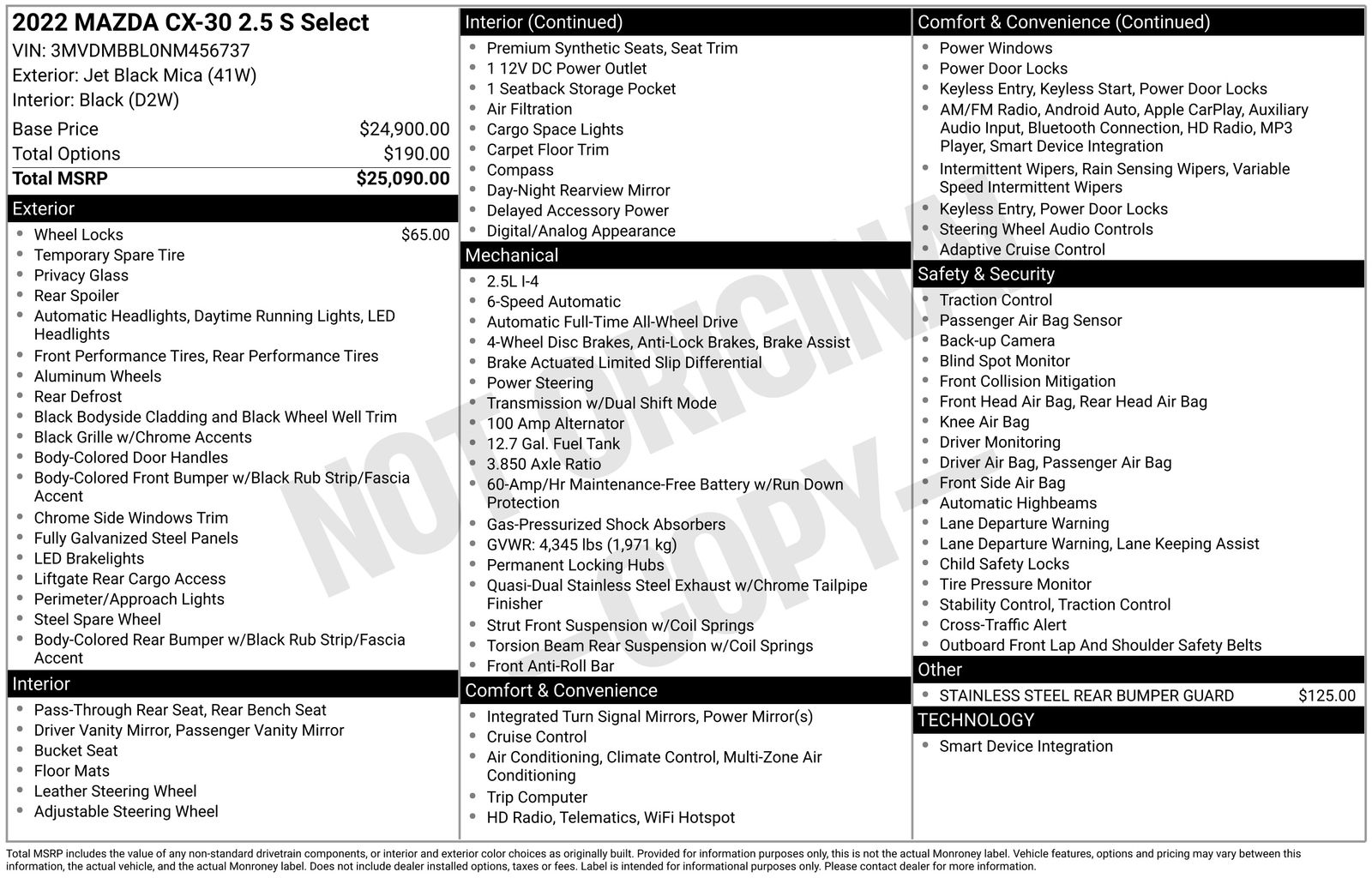 Used Car 2022 Mazda Cx-30  2.5 S Select Package For Sale Under $25,000 In Austin, Texas