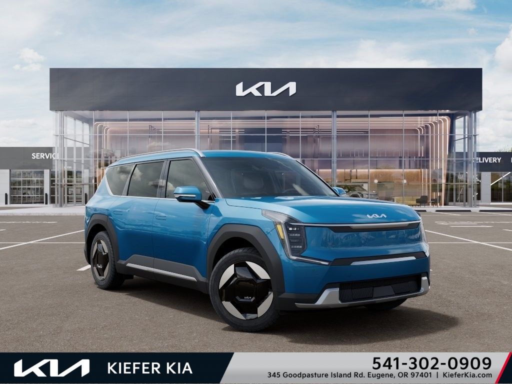Ocean Blue 2026 Kia EV9 Wind AWD SUV / Crossover All-Wheel Drive 1-Speed Automatic
