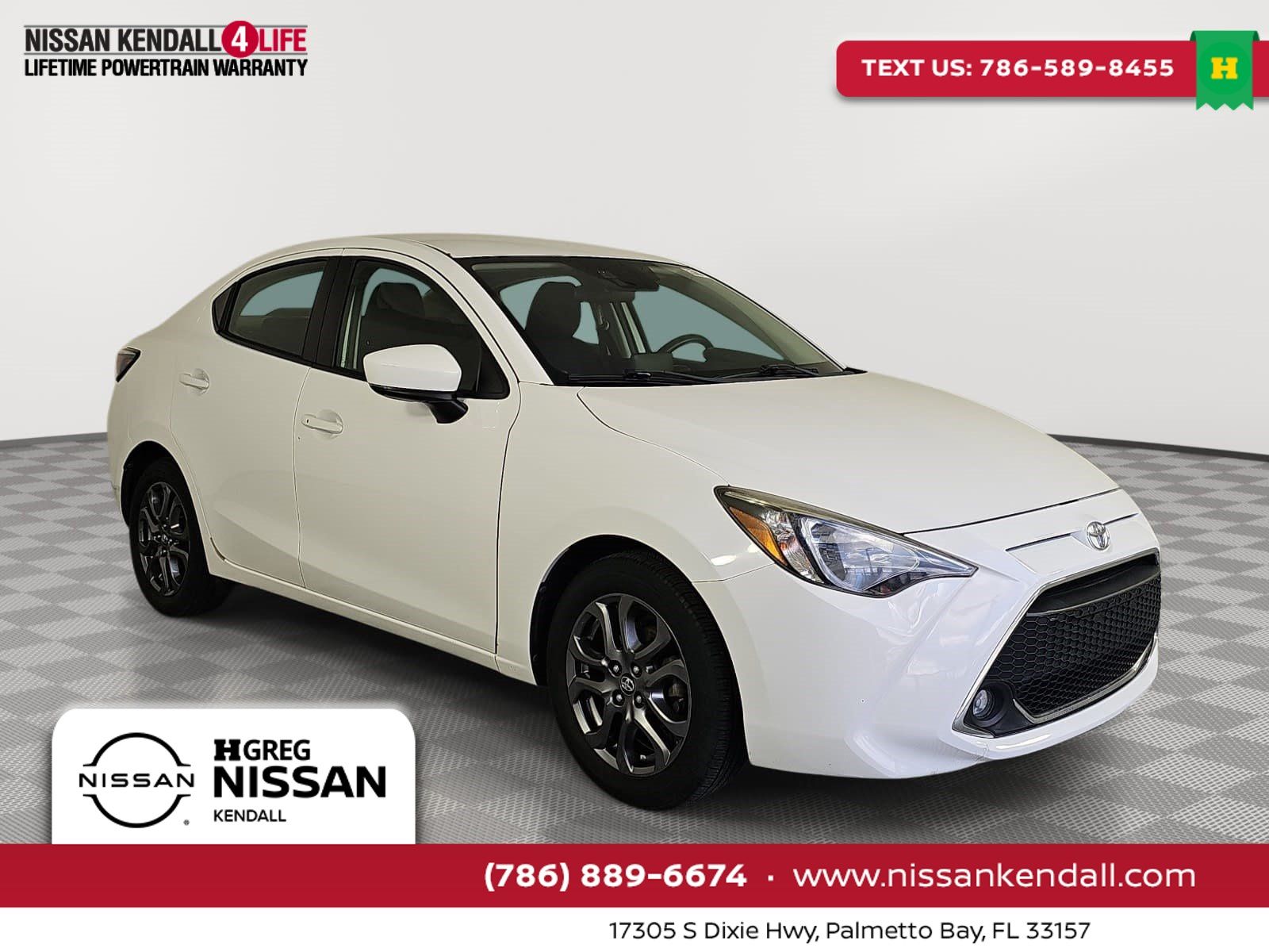 Frost 2019 Toyota Yaris Sedan Front-Wheel Drive 6-Speed Automatic