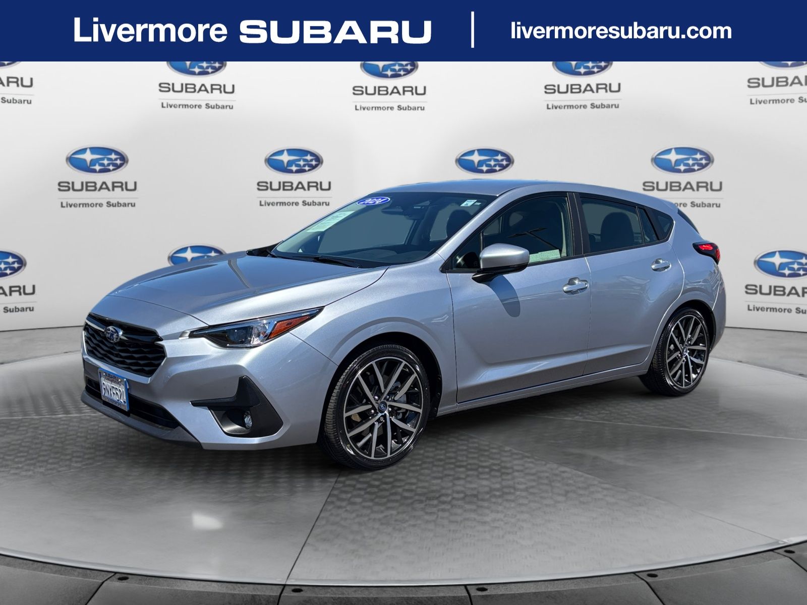 Ice Silver Metallic 2024 Subaru Impreza Wagon All-Wheel Drive Continuously Variable Transmission
