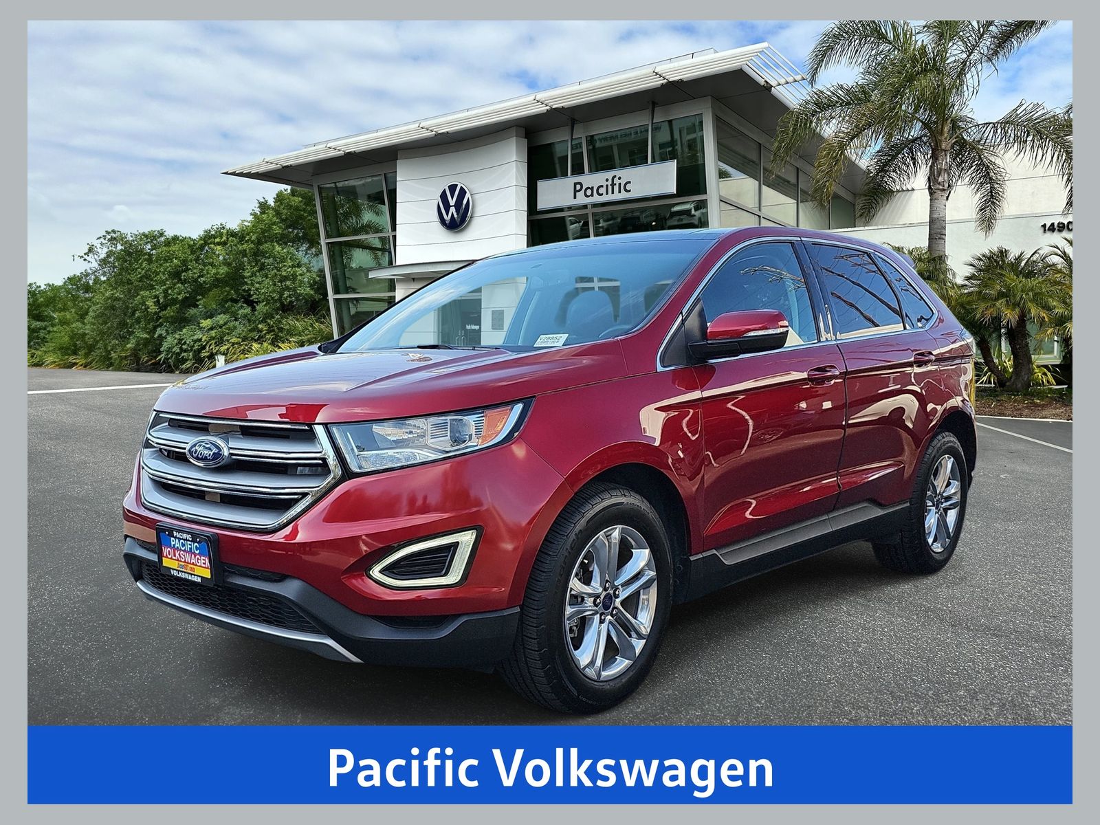 Ruby Red Metallic Tinted Clearcoat 2017 Ford Edge SUV / Crossover Front-Wheel Drive 6-Speed Automatic