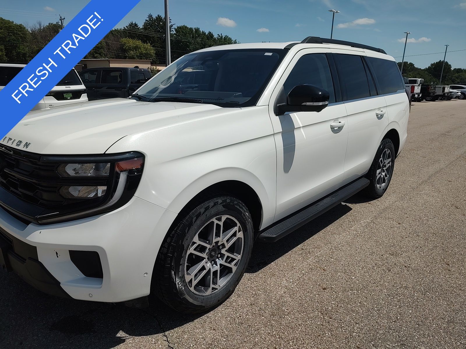 White Metallic 2025 Ford Expedition SUV / Crossover Four-Wheel Drive Automatic