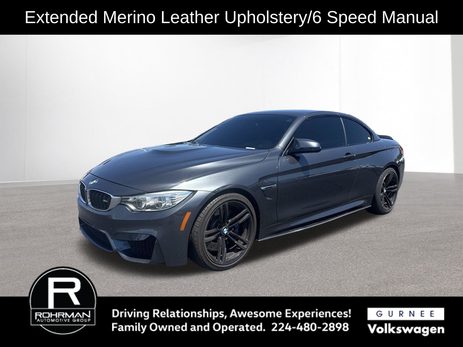 2015 BMW M4 Convertible RWD