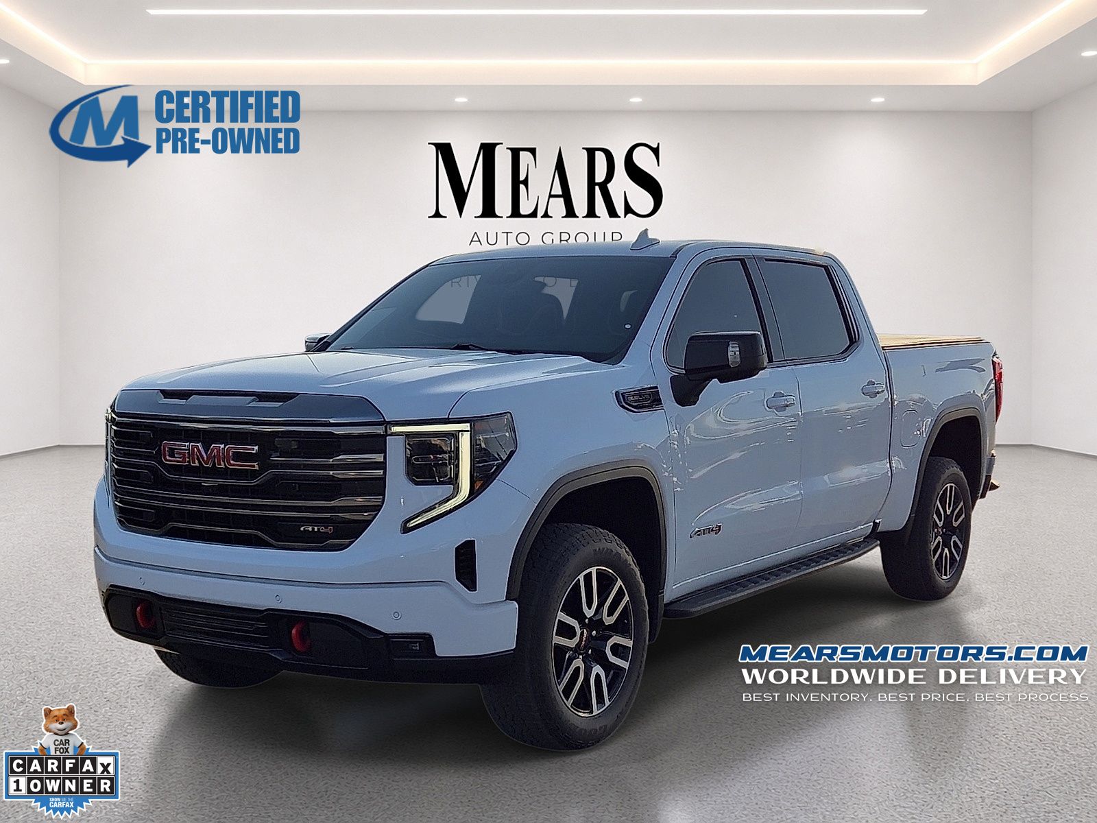 Summit White 2024 GMC Sierra 1500 Pickup Truck Four-Wheel Drive Automatic