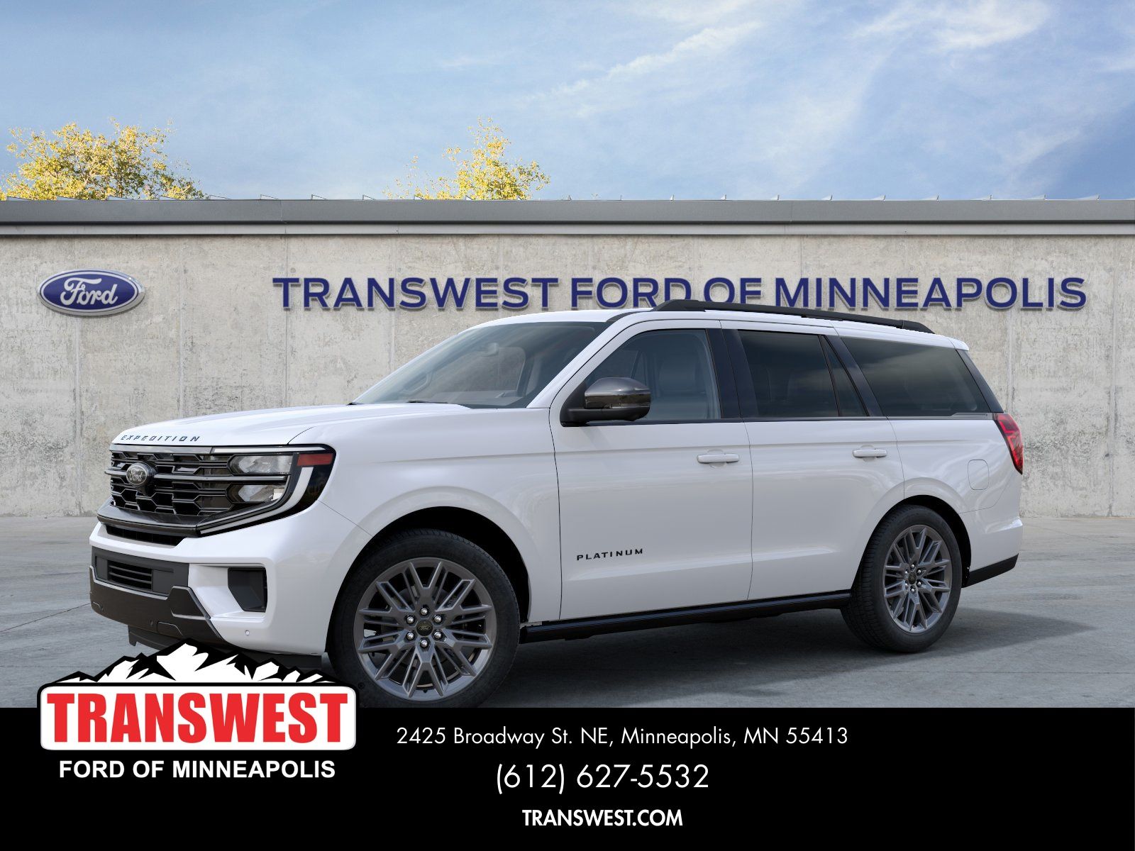 White 2027 Ford Expedition SUV / Crossover Four-Wheel Drive Automatic