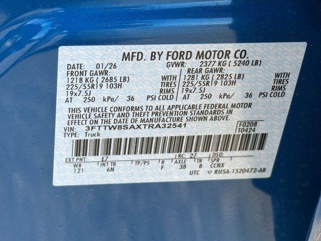 New 2026 Velocity Blue Ford Lariat image 33
