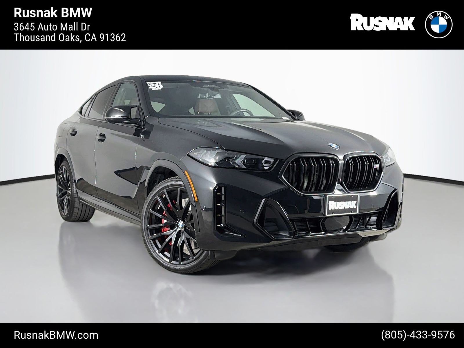Black Sapphire Metallic 2026 BMW X6 SUV / Crossover All-Wheel Drive 8-Speed Automatic