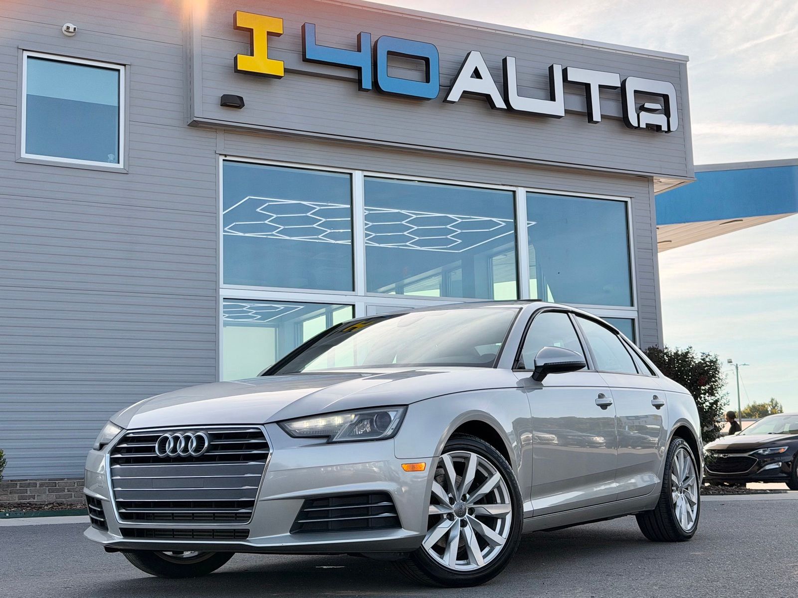 Cuvee Silver Metallic 2017 Audi A4 Sedan Front-Wheel Drive 7-Speed Automatic