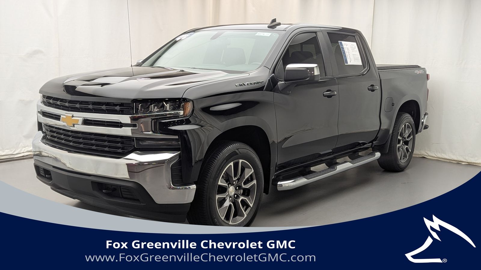 Black 2019 Chevrolet Silverado 1500 Pickup Truck Four-Wheel Drive 8-Speed Automatic