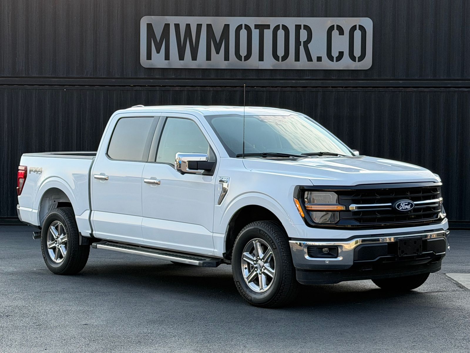White 2024 Ford F-150 Pickup Truck Four-Wheel Drive Automatic