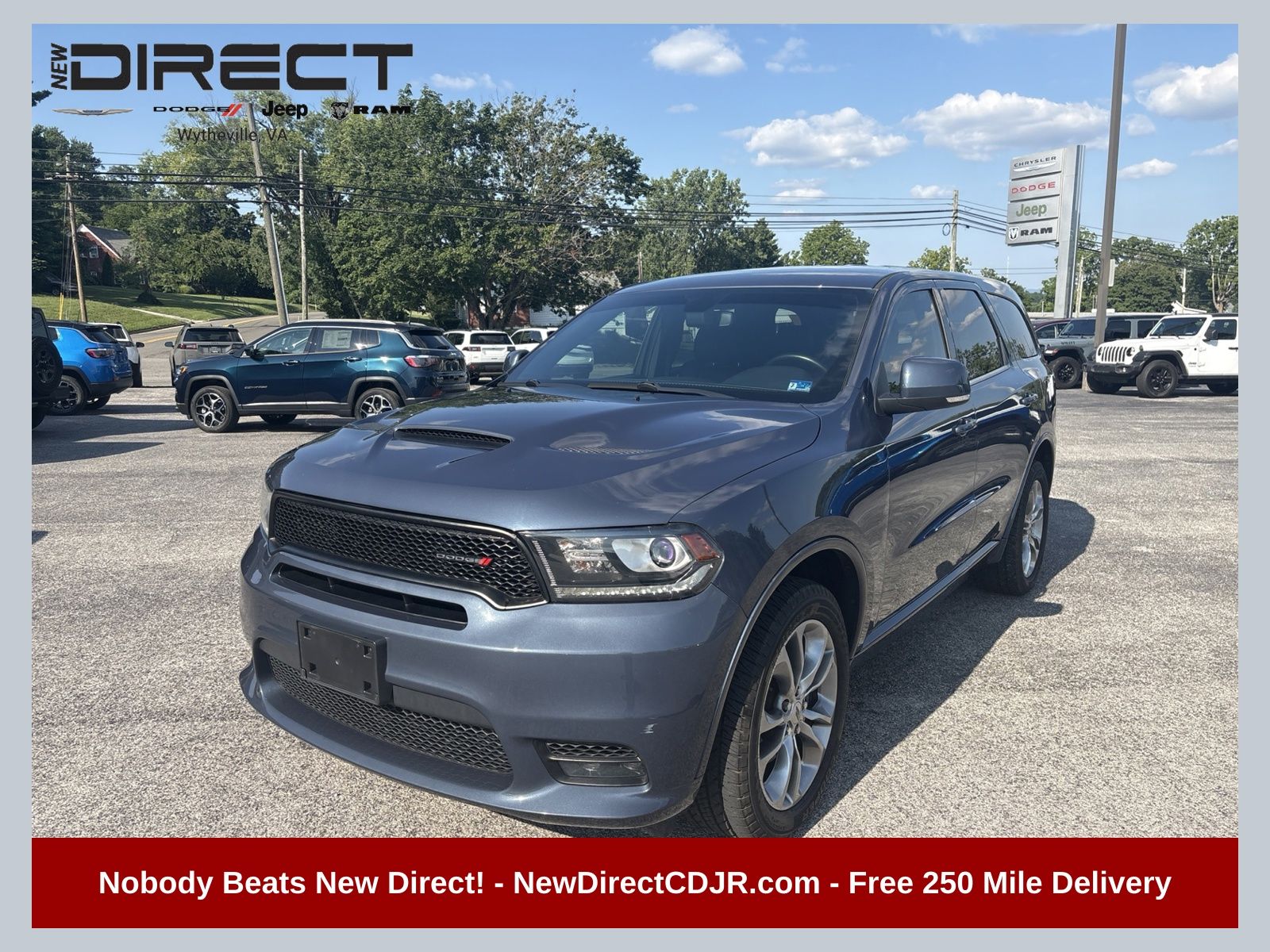 Reactor Blue Pearlcoat 2020 Dodge Durango SUV / Crossover All-Wheel Drive 8-Speed Automatic