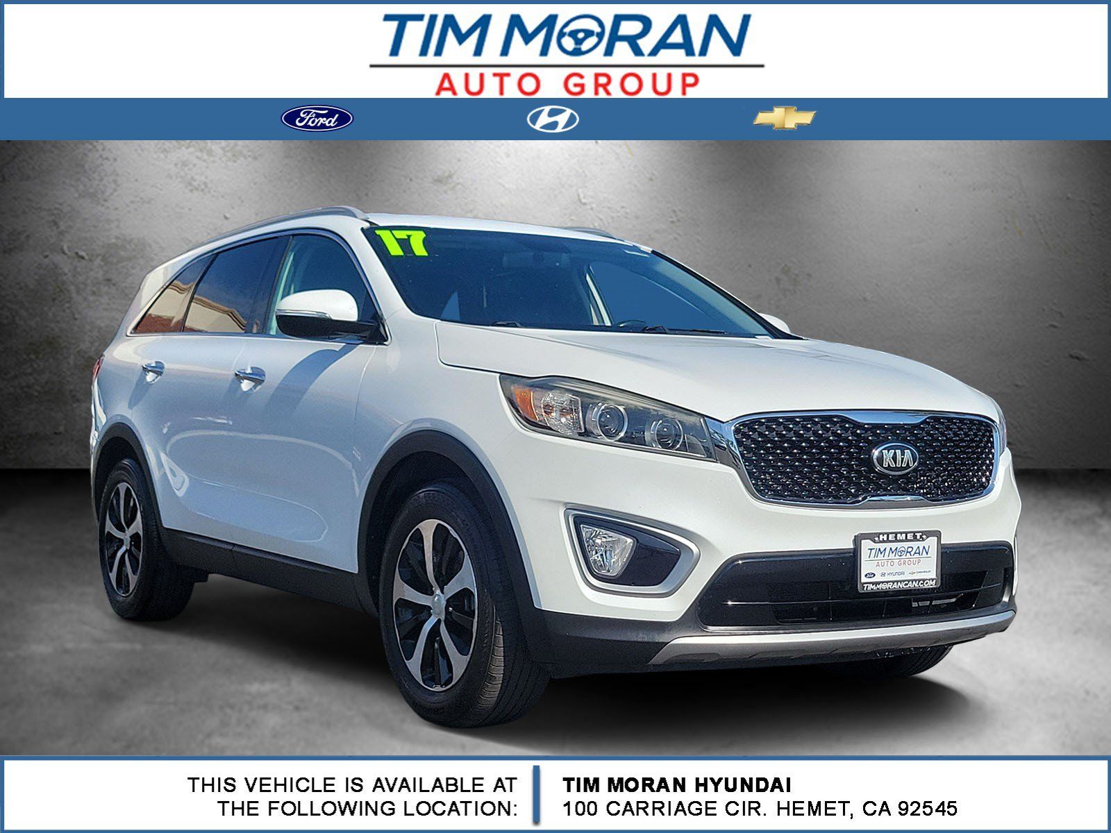 Snow White Pearl 2017 Kia Sorento SUV / Crossover 6-Speed Automatic
