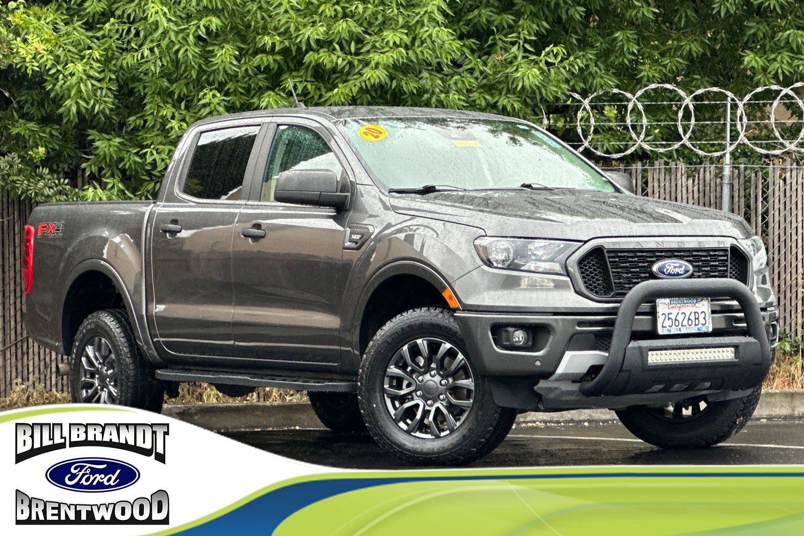 Gray (Magnetic Metallic) 2020 Ford Ranger XLT SuperCrew 4WD Pickup Truck Four-Wheel Drive Automatic