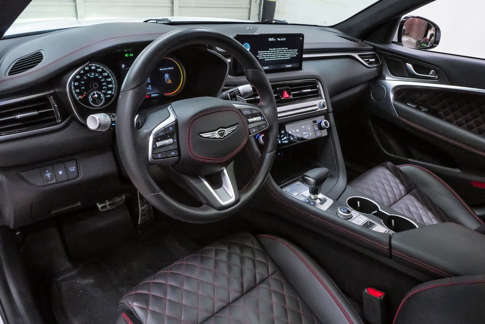 2024 Genesis G70 3.3T Sport Advanced White at Don McGill Toyota