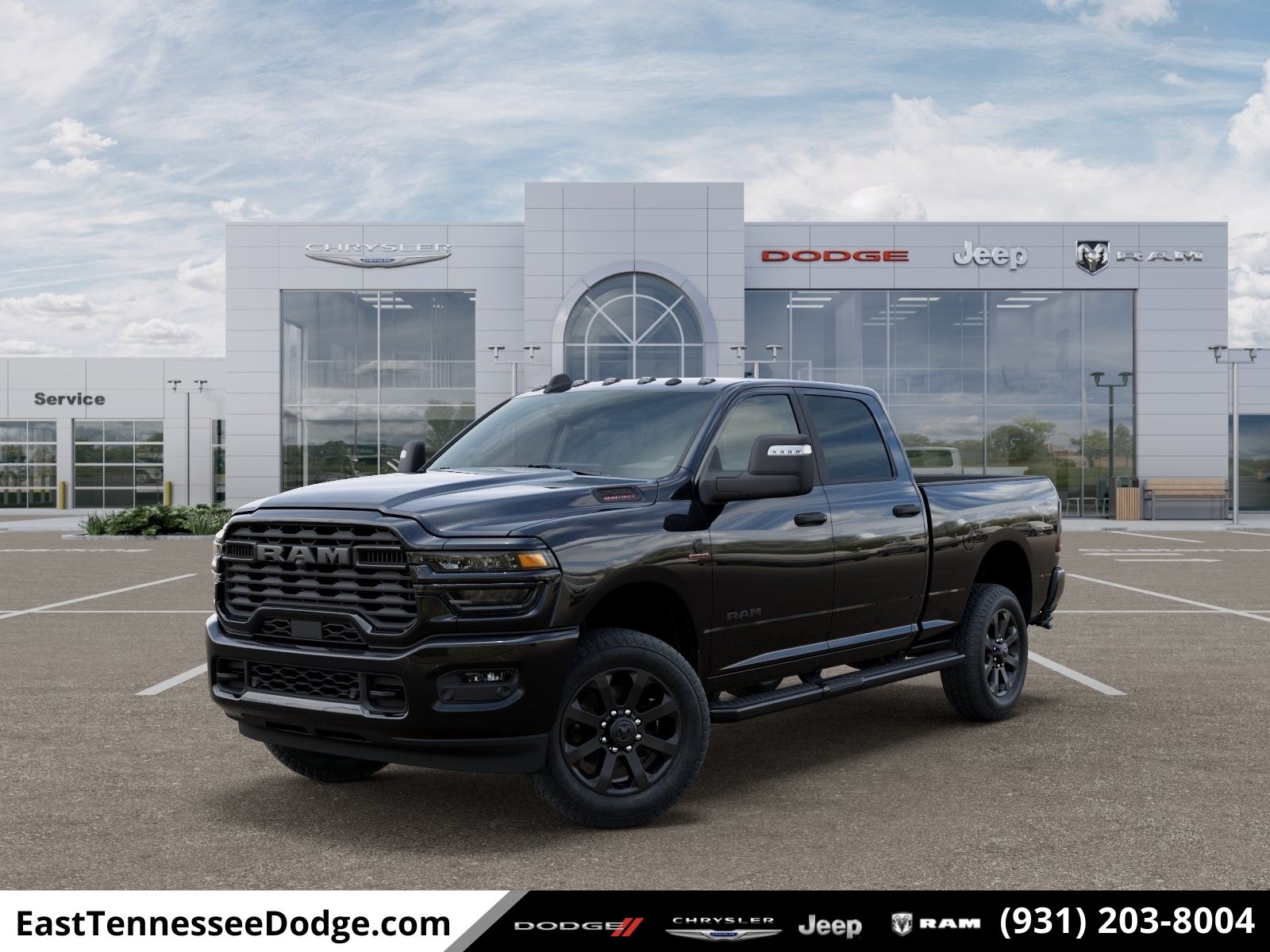 Diamond Black 2026 RAM 2500 Pickup Truck Four-Wheel Drive Manual