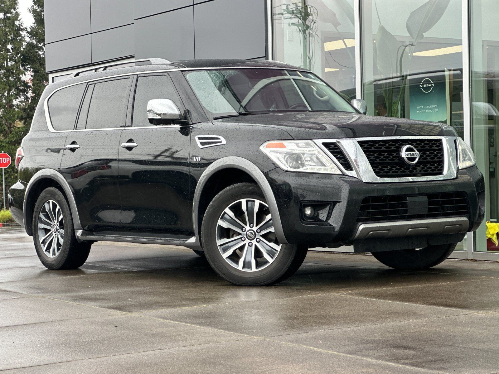 Super Black 2020 Nissan Armada SL RWD SUV / Crossover 4X2 7-Speed Automatic