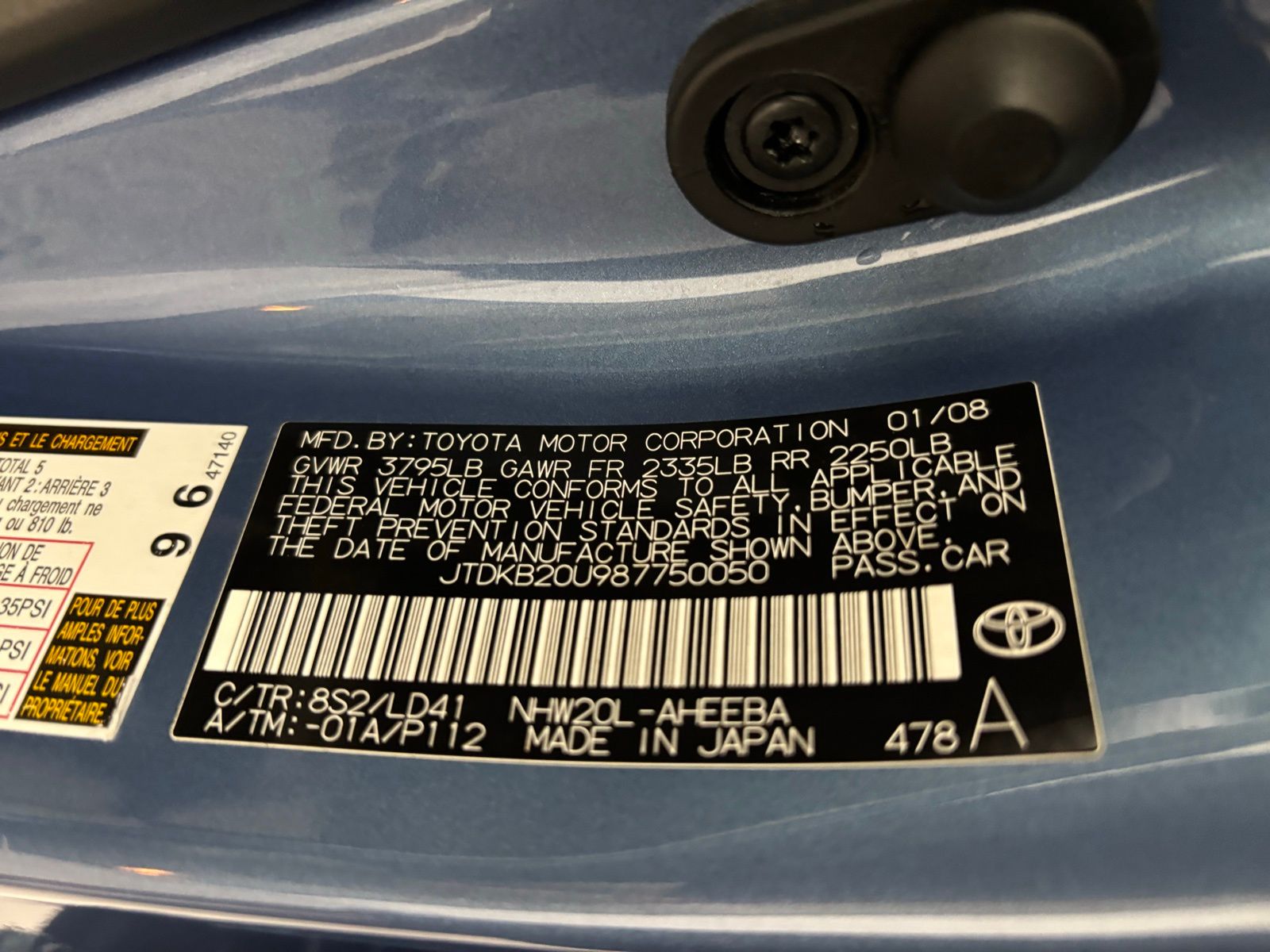 Used Car 2008 Toyota Prius  For Sale Under $10,000 In Austin, Texas