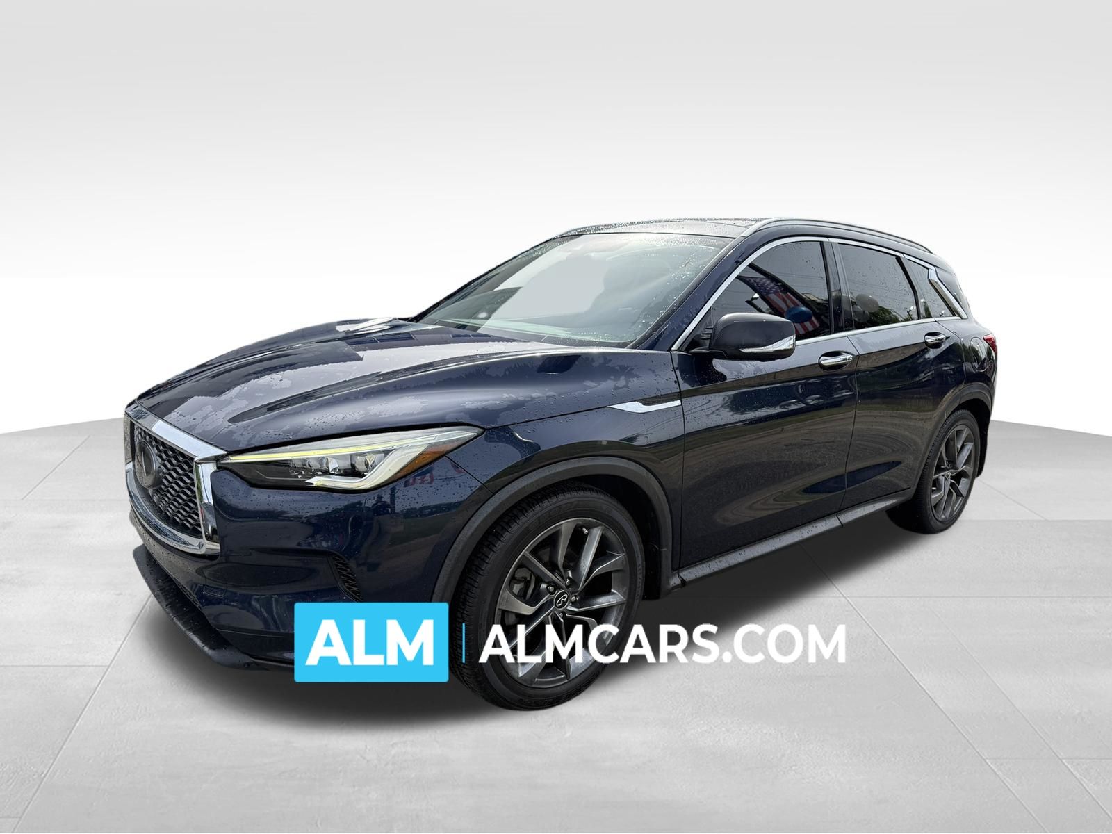 Hermosa Blue 2019 INFINITI QX50 Essential FWD SUV / Crossover Front-Wheel Drive Continuously Variable Transmission