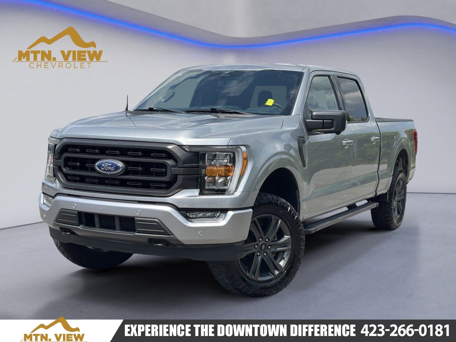 Silver Metallic 2023 Ford F-150 Pickup Truck Four-Wheel Drive Automatic