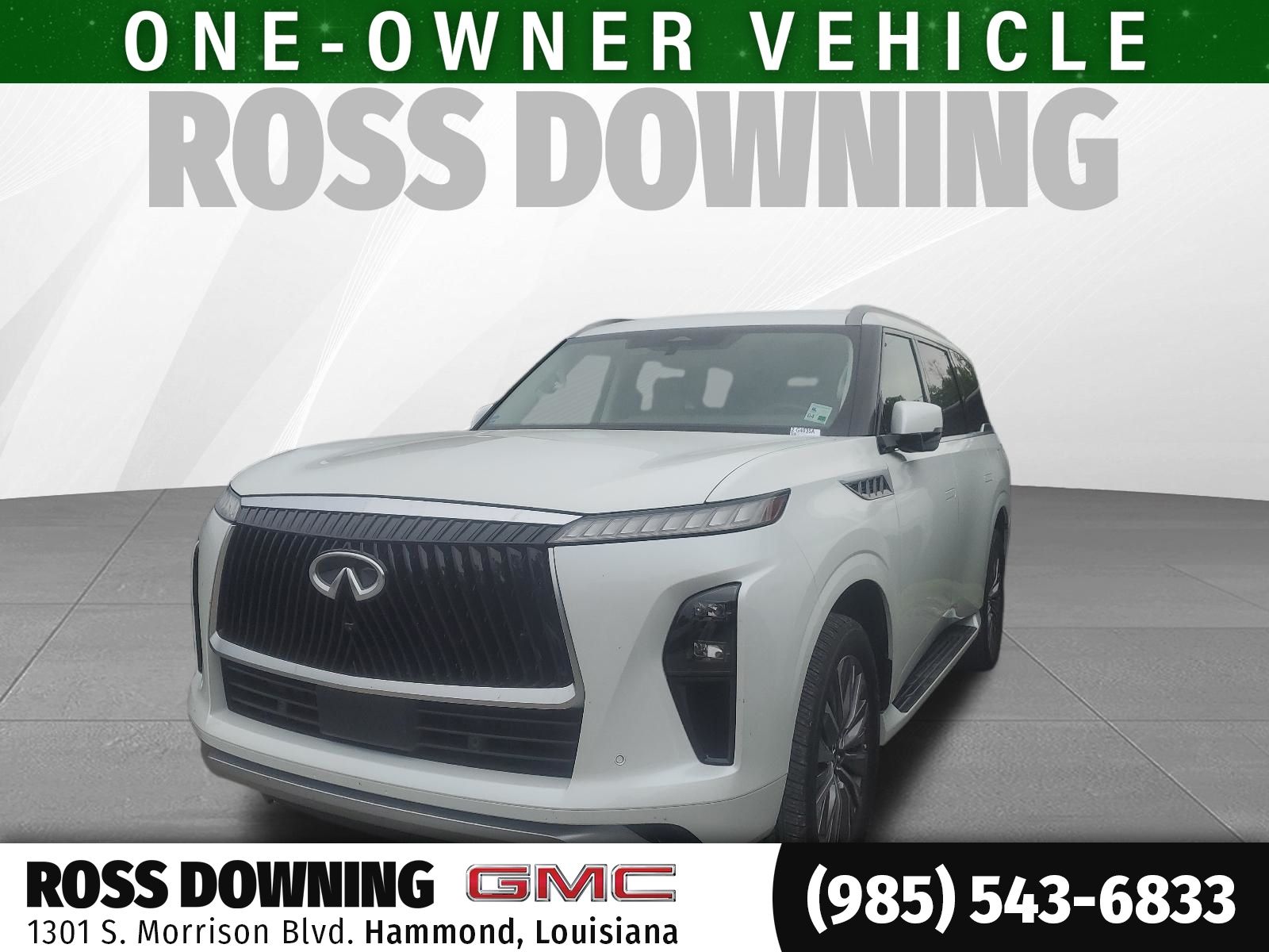 Radiant White 2025 INFINITI QX80 Sensory 4WD SUV / Crossover All-Wheel Drive 9-Speed Automatic