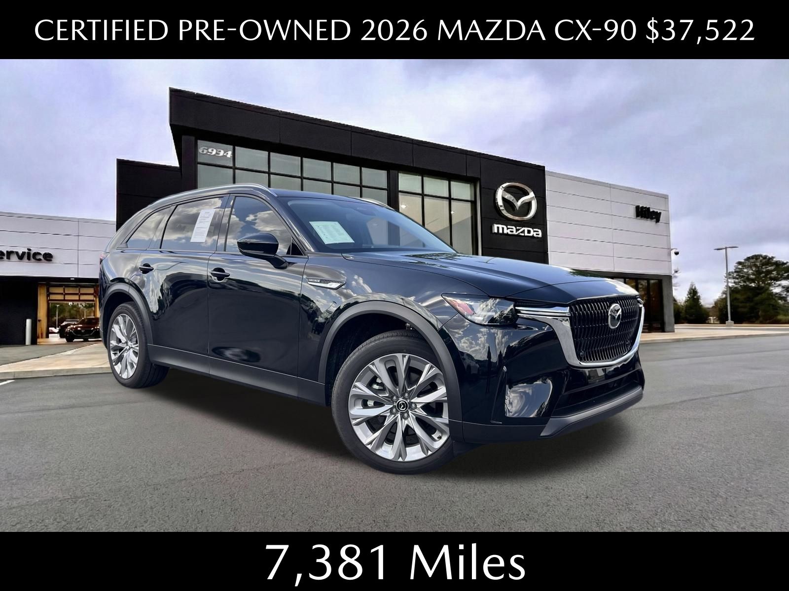 Jet Black Mica 2026 Mazda CX-90 SUV / Crossover All-Wheel Drive 8-Speed Automatic