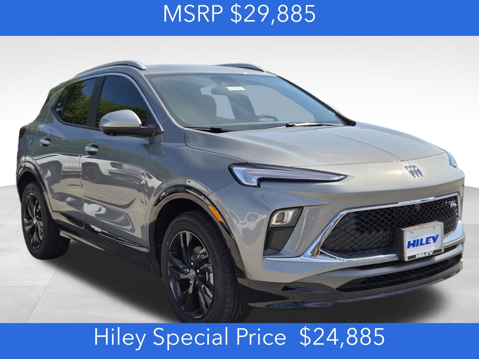 Moonstone Gray Metallic 2026 Buick Encore GX SUV / Crossover Front-Wheel Drive Continuously Variable Transmission