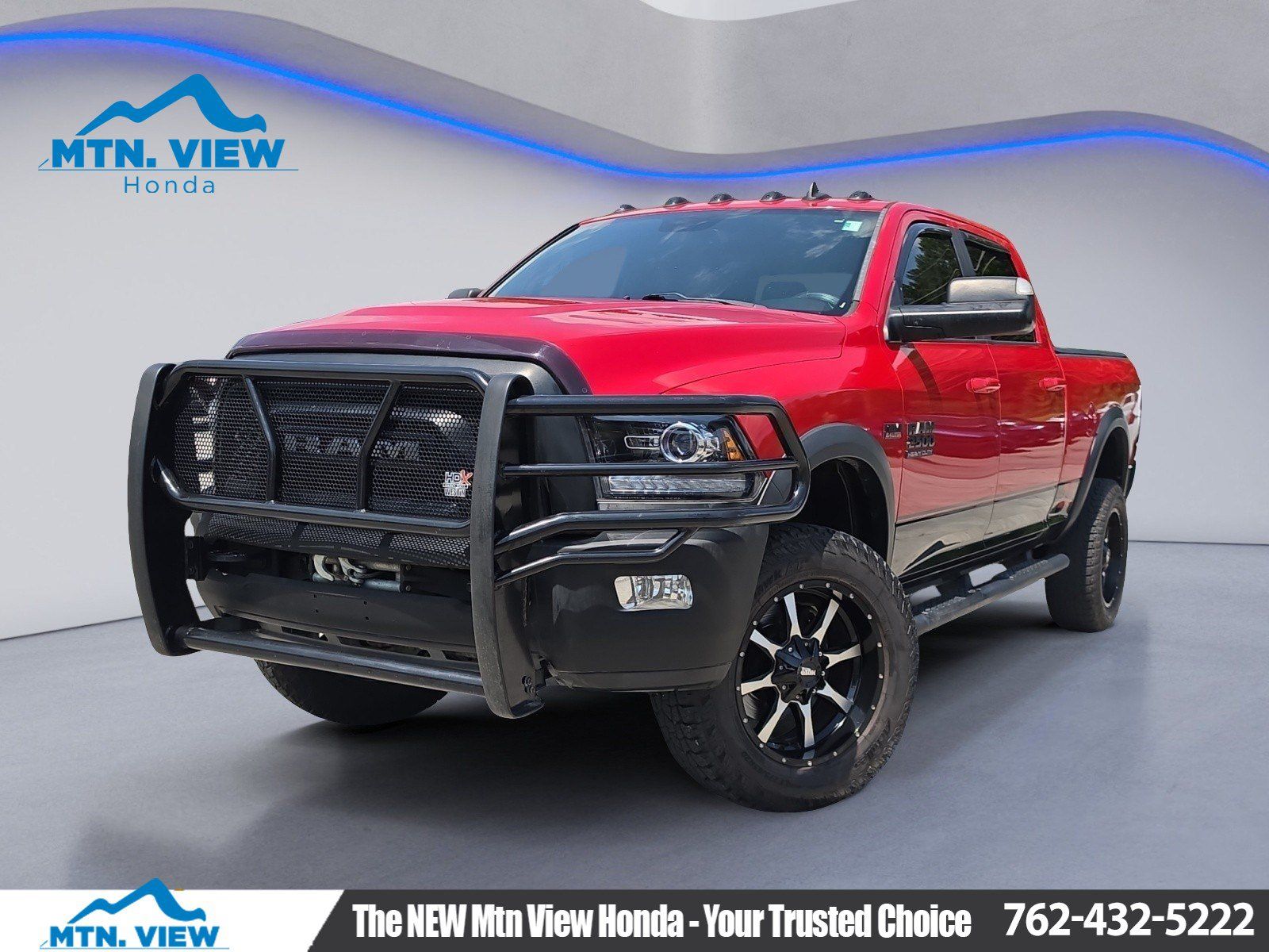 Flame Red Clearcoat 2017 RAM 2500 Pickup Truck Four-Wheel Drive 6-Speed Automatic