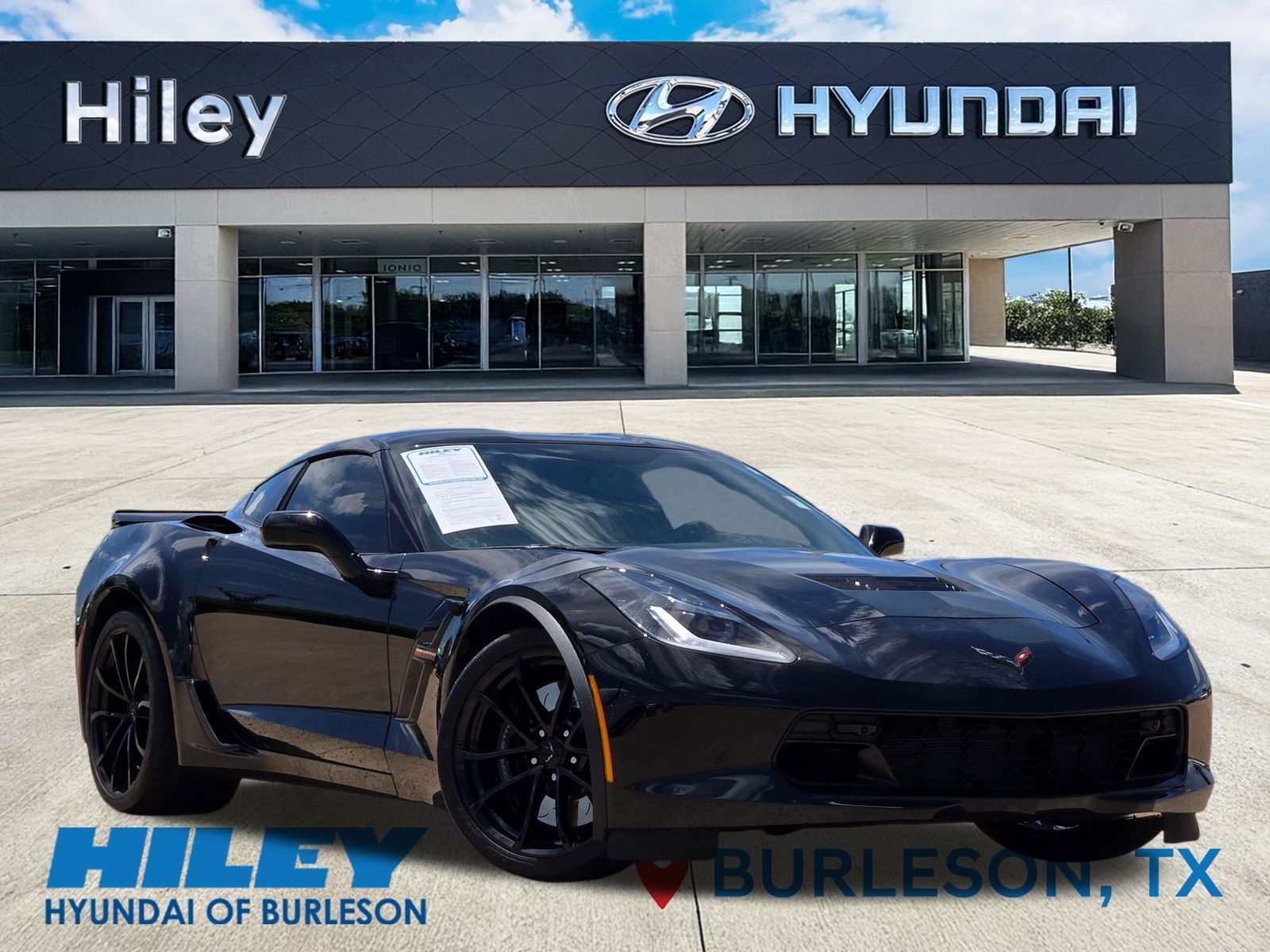 Black 2019 Chevrolet Corvette Coupe Rear-Wheel Drive 8-Speed Automatic
