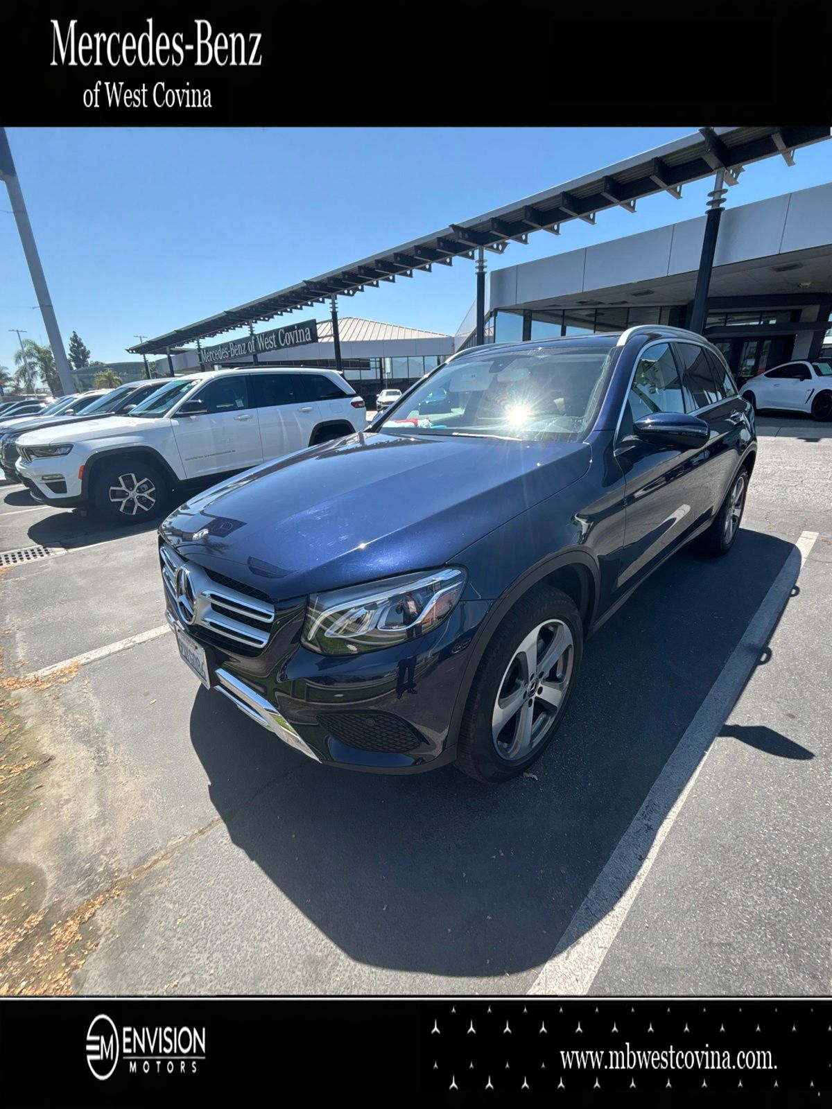 Lunar Blue Metallic 2019 Mercedes-Benz GLC SUV / Crossover Rear-Wheel Drive 9-Speed Automatic