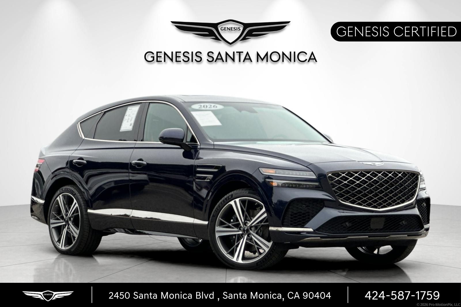 Capri Blue 2026 Genesis GV80 Coupe 3.5T E-SC AWD Coupe All-Wheel Drive 8-Speed Automatic