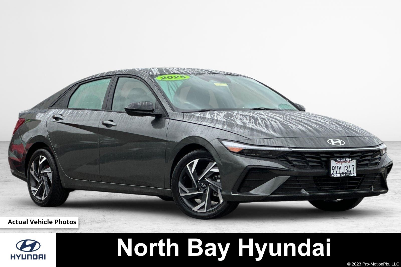 Amazon Gray 2025 Hyundai Elantra SEL Sport FWD Sedan Front-Wheel Drive Continuously Variable Transmission