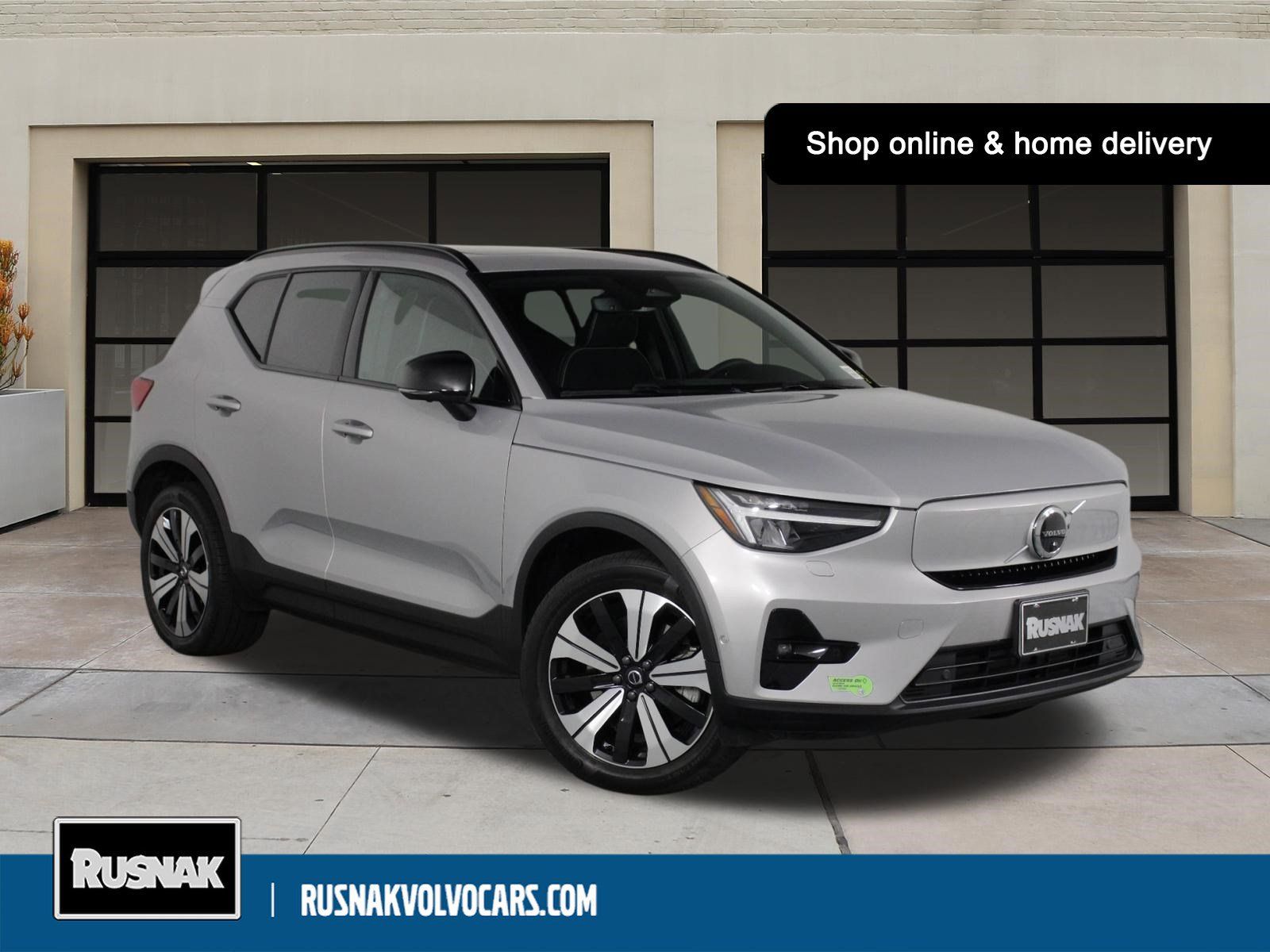 Silver Dawn Metallic 2023 Volvo XC40 Recharge SUV / Crossover All-Wheel Drive 1-Speed Automatic