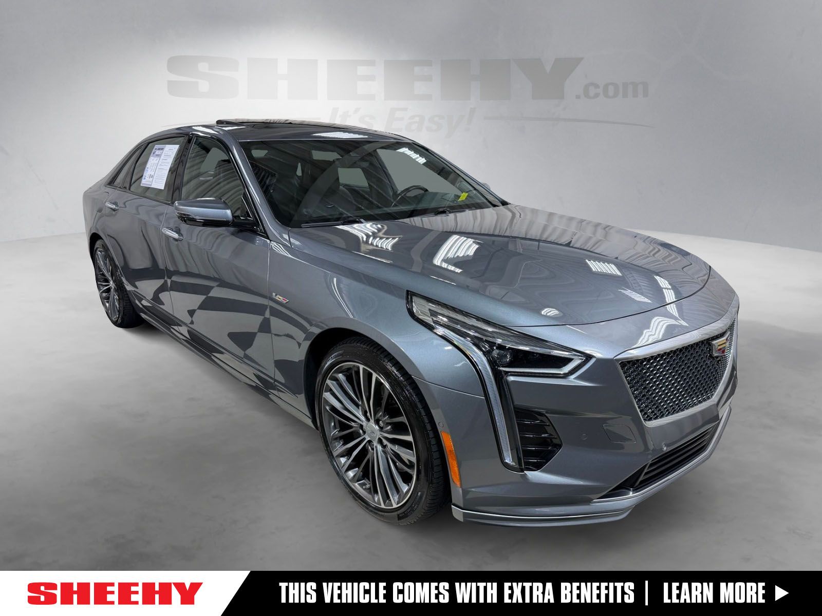 Gray (Satin Steel Metallic) 2020 Cadillac CT6-V Sedan All-Wheel Drive Automatic