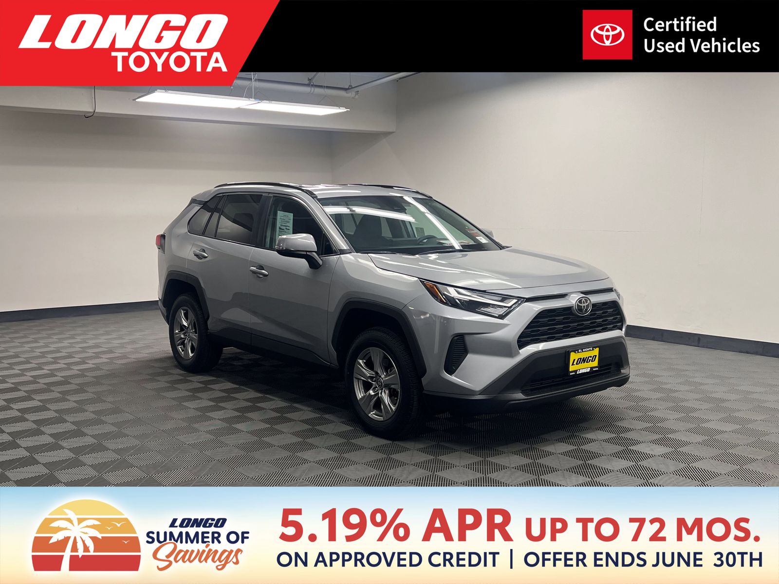 used 2024 Toyota RAV4 car, priced at $28,788
