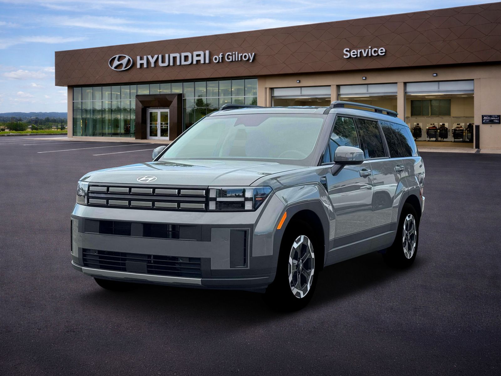 Hampton Gray 2026 Hyundai Santa Fe SUV / Crossover All-Wheel Drive 8-Speed Automatic