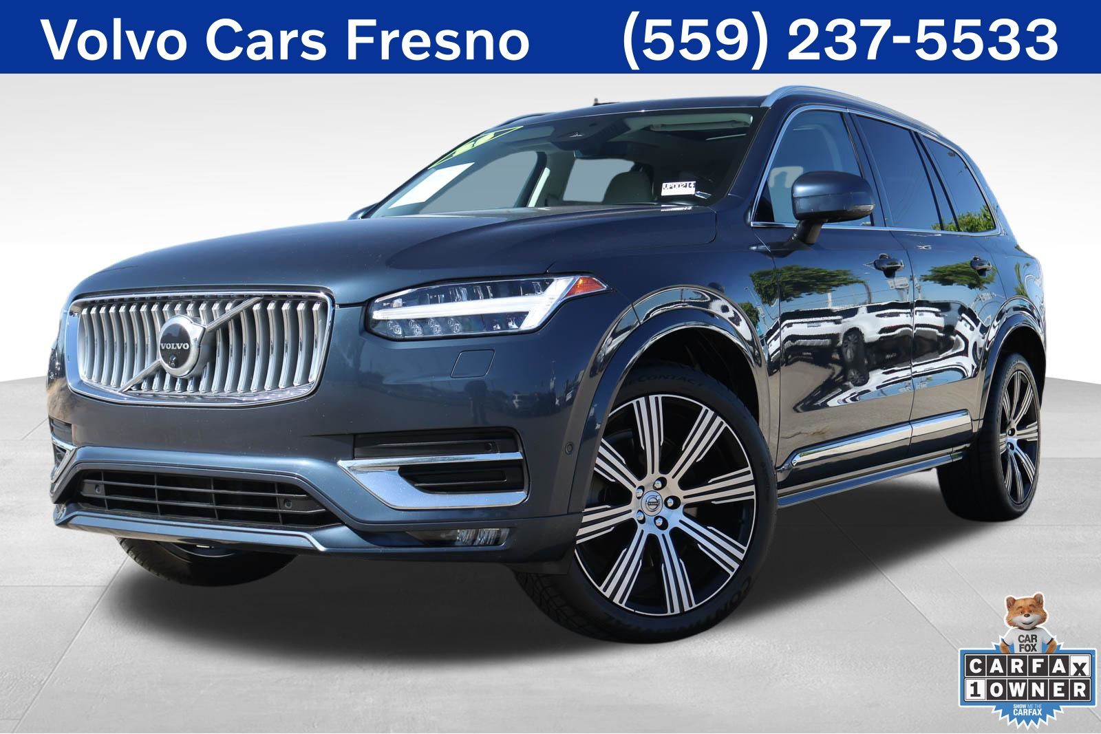 Denim Blue Metallic 2023 Volvo XC90 SUV / Crossover All-Wheel Drive Automatic