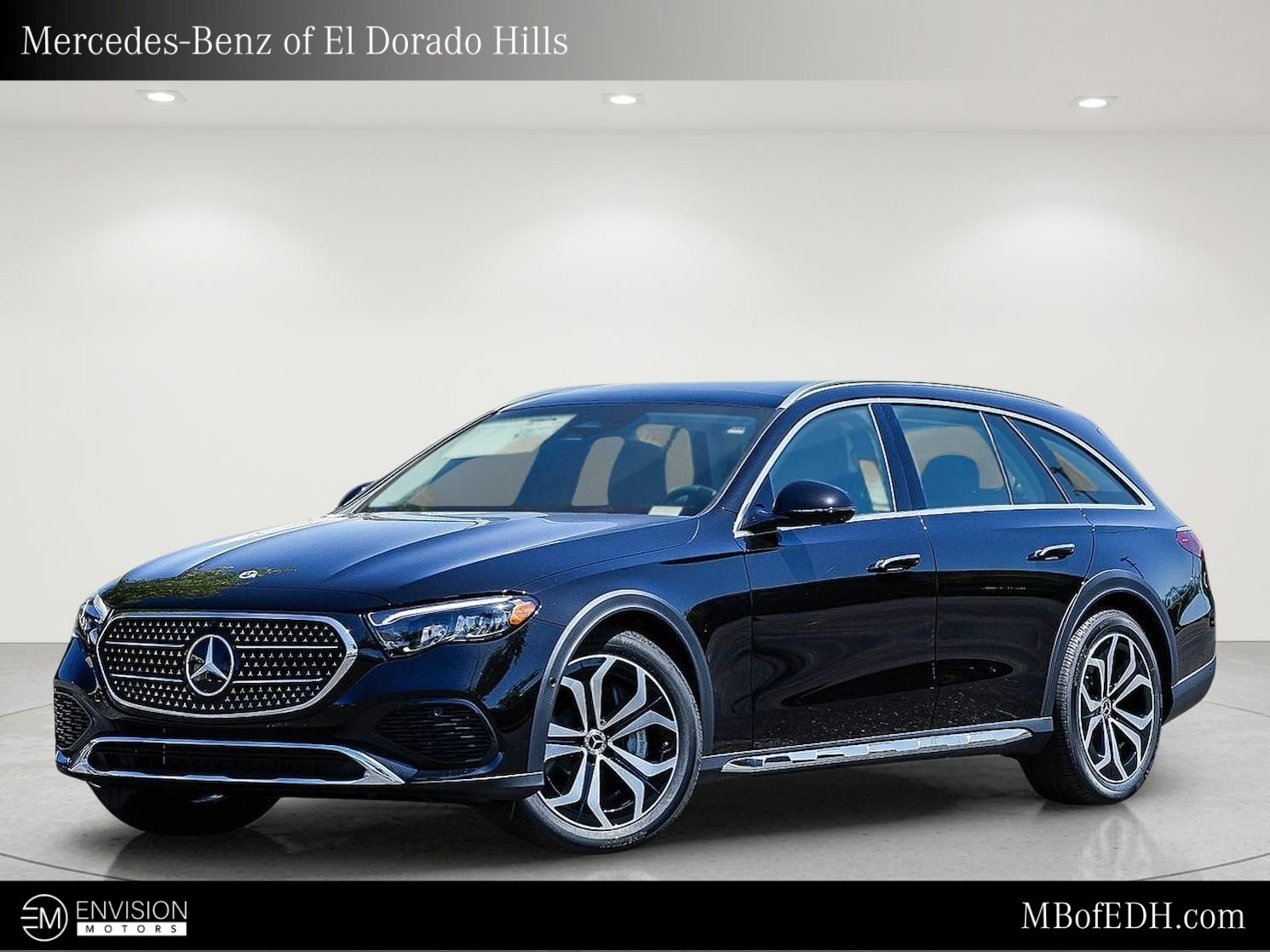 Black (Obsidian) 2025 Mercedes-Benz E-Class All-Terrain Wagon All-Wheel Drive 9-Speed Automatic