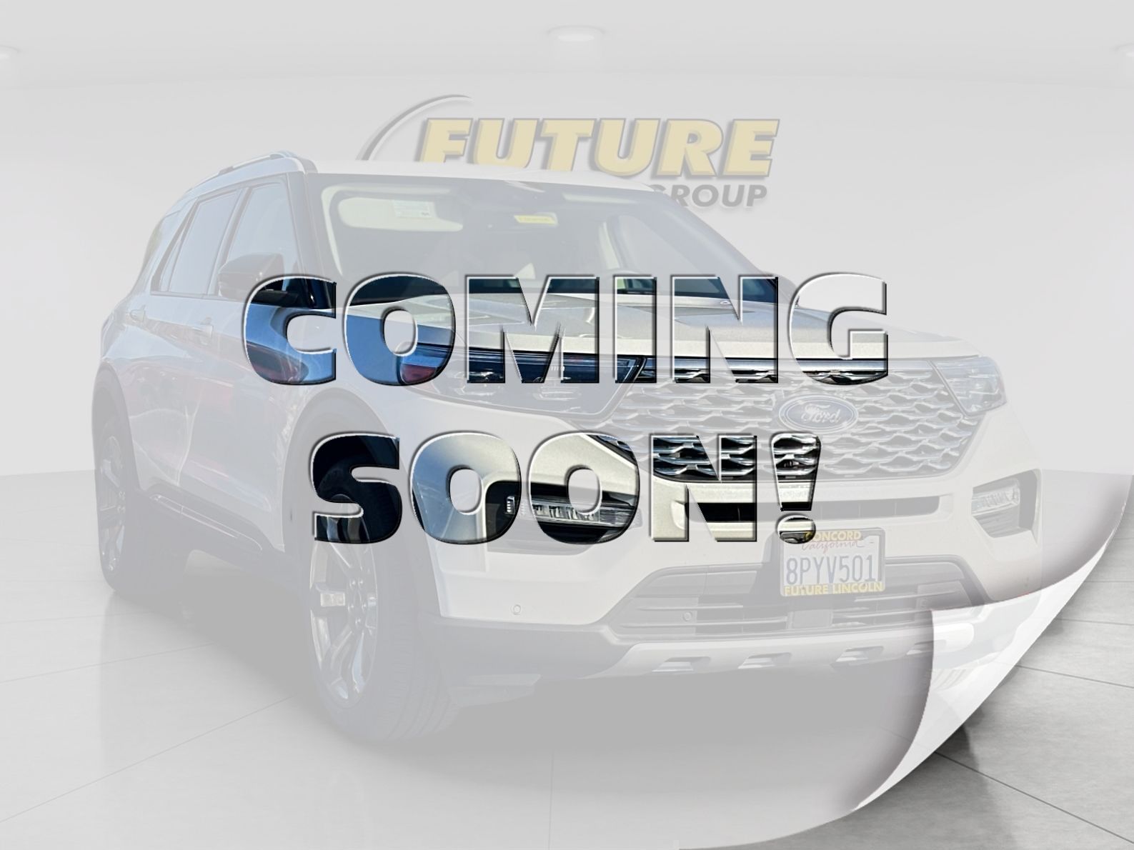 White Metallic 2020 Ford Explorer SUV / Crossover All-Wheel Drive Automatic