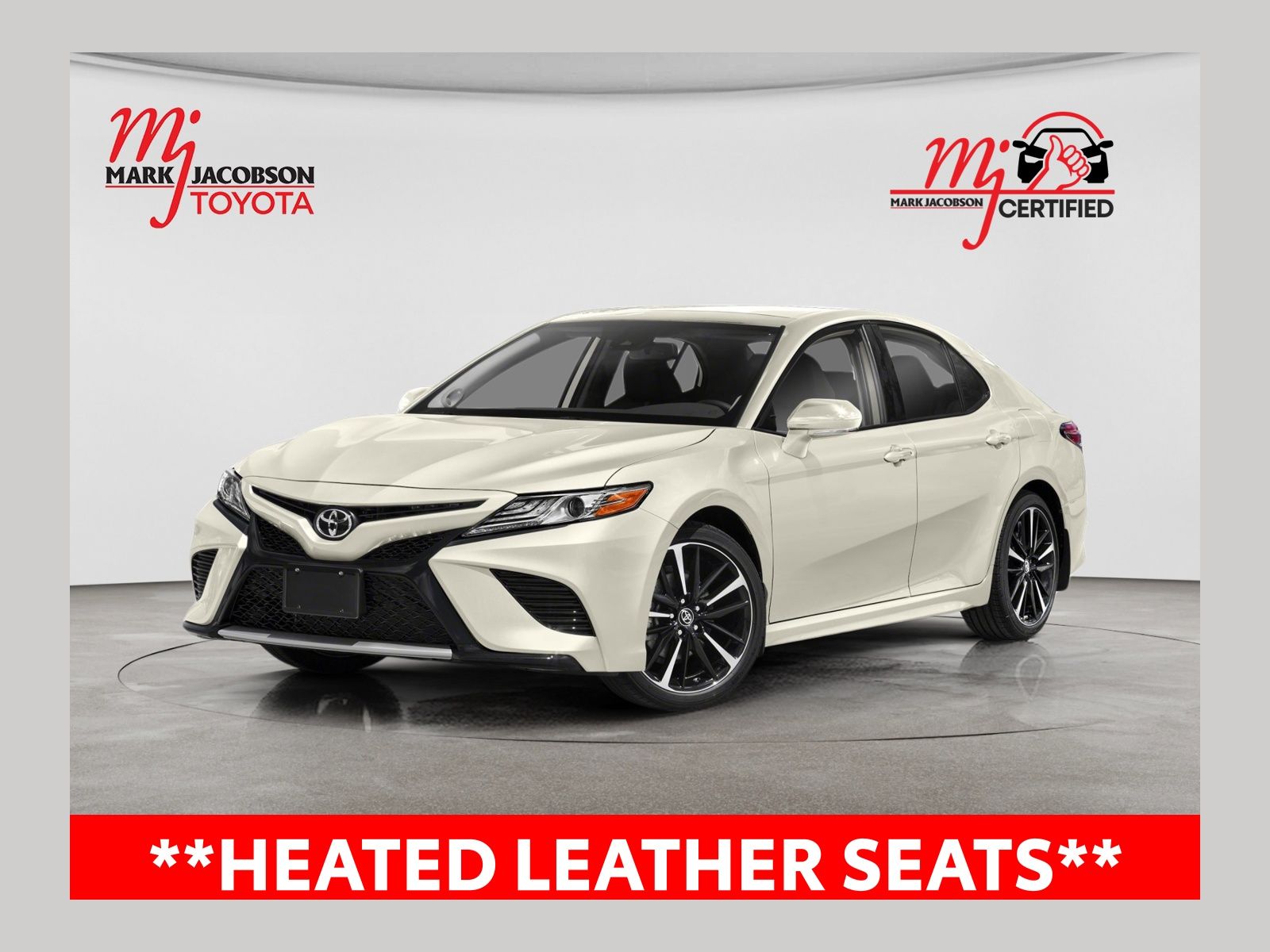 White (Wind Chill Pearl) 2020 Toyota Camry Sedan Front-Wheel Drive 8-Speed Automatic