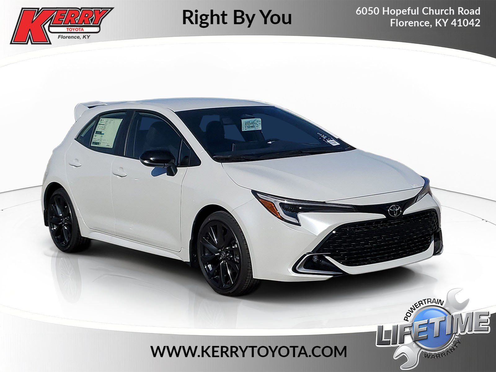 White (Wind Chill Pearl) 2026 Toyota Corolla Hatchback Hatchback Front-Wheel Drive Continuously Variable Transmission