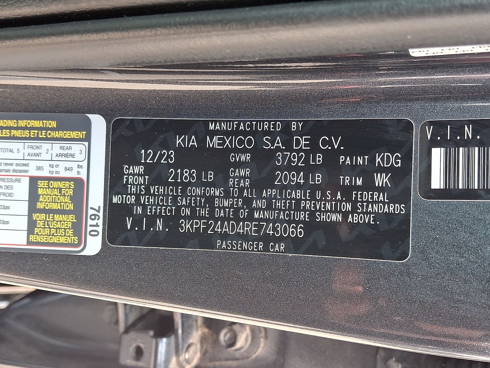 Used 2024 Kia Forte Sedan